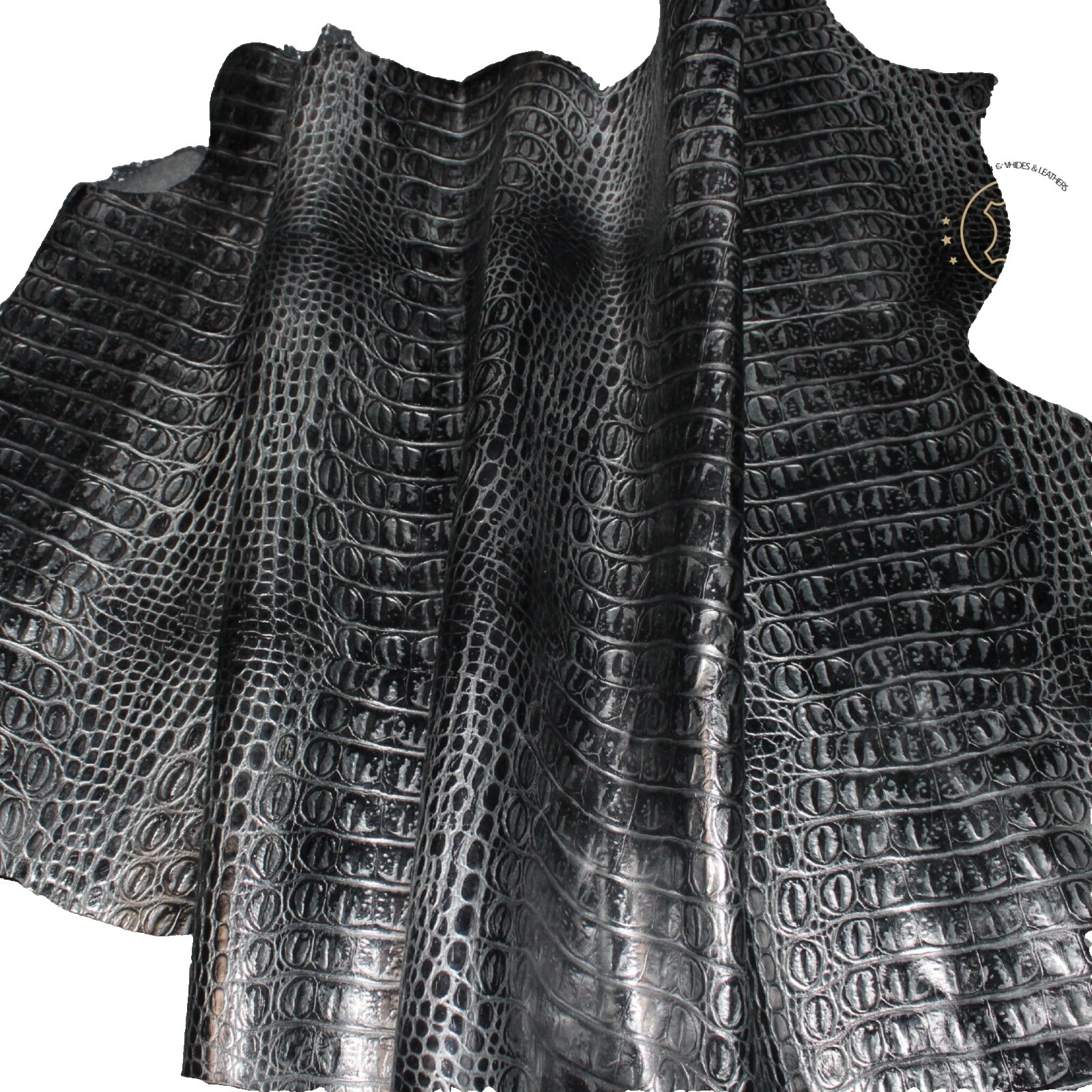 Cow Black Leathercraft Hides & Fur Pelts
