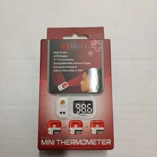 B-Well Universal Smartphone Forehead Mini Thermometer - NEW SEALED