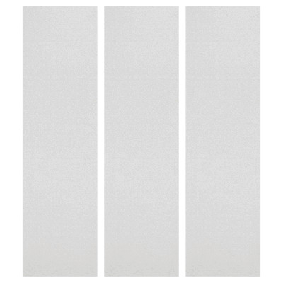 Black Diamond Skateboard Grip Tape Clear 9'' x 33'' Griptape 3 Pack of Sheets