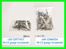(60) 12048254 + (20) 12077413 Delphi Metri-Pack Aptiv 280 Series Terminal Crimp