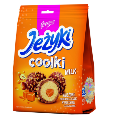GOPLANA JEZYKI COOLKI PRALINES COVERED CHOCOLATE CARAMEL HAZELNUTS