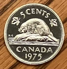 1975 Canada 5 Cents — photo from another recent sale