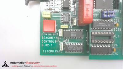 BEACON CONTROLS 121CPU CARD, CPU CARD, ALT ID: B38-189-10 OR B02-42, SEE #263066