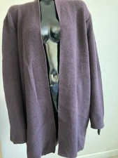 🎄Elana by Tanner Wool Open Front Cardigan  Size XL (2)
