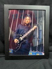 MICHAEL WILTON - Chitarra ESP con cornice Queensryche legno nero 8x10 foto