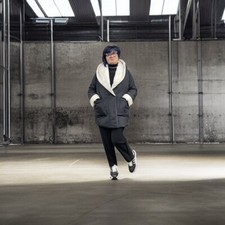 Sale 50% off  Naya coat 23231 black/sand size 3(M/L)