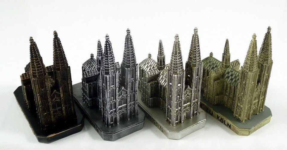 Kölner Dom Köln Kirche Deutschland Modell Figur Statue Cologne Souvenir