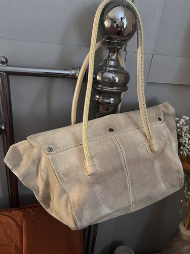 Tods Bag Authentic Vintage Suede Soft Leather French With Tods Card - 第 5/9 張圖片