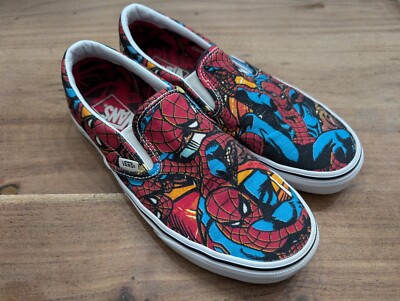 VANS×MARVEL SPIDERMAN slip-on Vans x Marvel Spider-Man Slip On Low Shoes Sneakers Men's