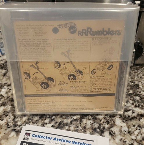 Vintage 1971 Hot Wheels RRRumblers 3-Squealer Sealed Graded CAS NOT AFA 85 RARE - Picture 9 of 9