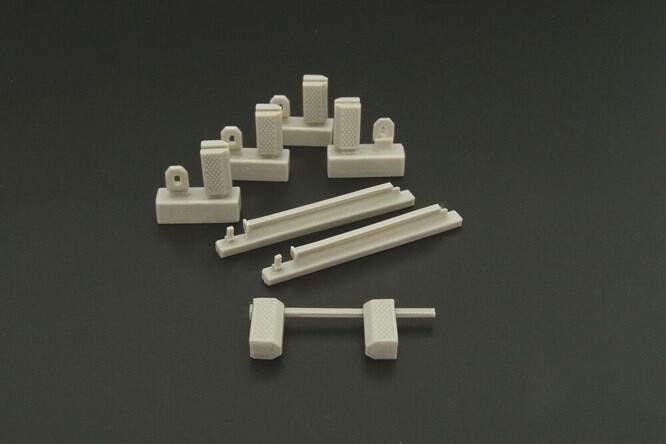 Brengun BRL48063 - 1/48 US Navy Wheel Chocks (Modern) - New