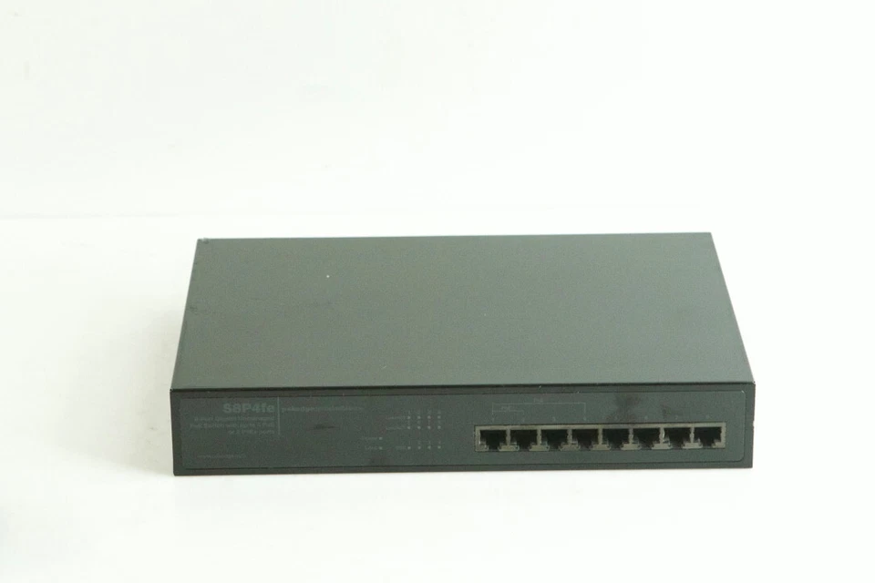 Pakedge Device & Software Inc. S8P4fe 8 Port Gigabit PoE+ Switch Unmanaged k202 - Image 2 of 4