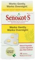 Senokot-s Natural Vegetable Laxative Ingredient Plus Stool Softener 10 Each on sale Senokot-s Natural Vegetable Laxative Ingredient Plus Stool Softener 10 Each on sale