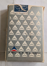 vintage Delta Air Lines full deck of cards in original box