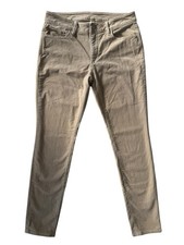 LOFT Beige Corduroy Curvy Skinny Pants Size 28/6