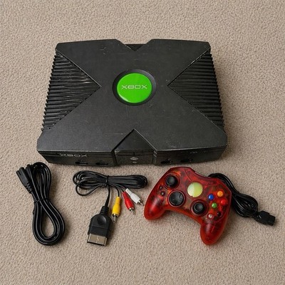 Original Xbox Console New Capacitors/DVD Belt Fully Reconditioned + ALL Cords!