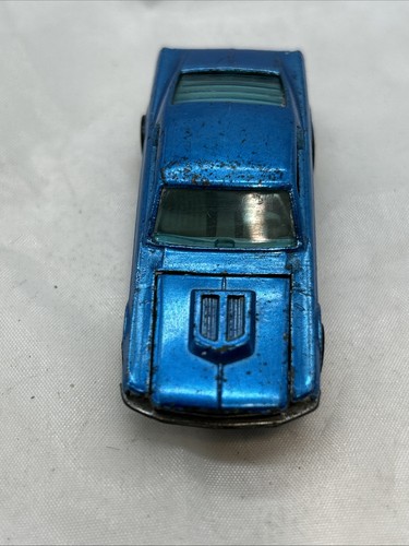 HOT WHEELS REDLINE CUSTOM MUSTANG, BLUE White Int LOUVERED WINDOW, USA, ORIGINAL - Picture 2 of 24