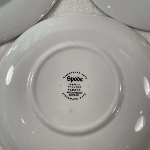Spode Albony Design 4 Piece Yellow & Blue Floral Dinner Salad Bread Saucer Plate - Picture 8 of 8