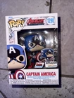 Funko Pop Marvel Captain America with Pin 1290 Amazon Exclusive Avengers
