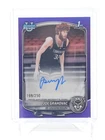 JOE GRAHOVAC 2025-26 BOWMAN CHROME PURPLE 1ST ROOKIE AUTO /250 Q3882