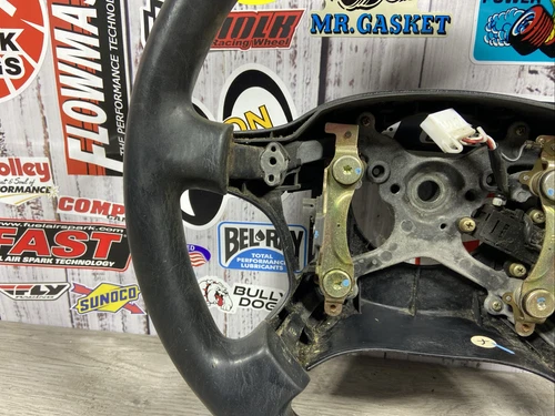 1998-2002 Toyota 4Runner Black Steering Wheel W/Cruise Controls OEM Nice - Picture 4 of 14