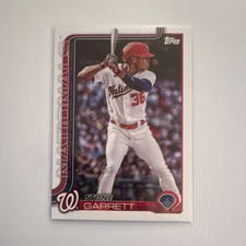 Topps 2025 Series 2 Stone Garrett Washington Nationals #601 Baseball Card