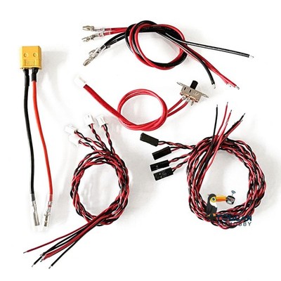 US Stock Henglong 1:16 RC Tank 5.3 Changed to 6.0 7.0 Cables with Ver XT60 Plug