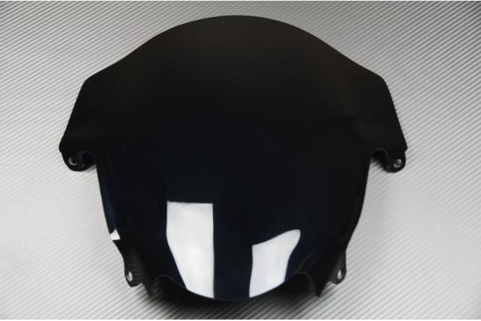 Bulle de protection noire Suzuki Bandit 1250S voyage et confort