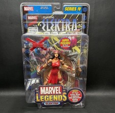 Marvel Legends Series 4 Elektra 6    Action Figure with Comic Book 2003 NIP