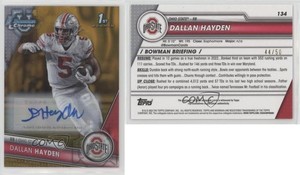 2023 Bowman U Chrome Prospect Gold Lava Refractor /50 Dallan Hayden #134 Auto