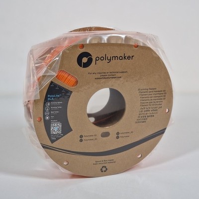 Polymaker PA02008 PolyLite PLA Filament 1.75mm 1KG Orange 3D Drucker Filament