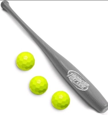 BLITZBALL Torpedo Set-Includes (3) Official Balls (1) Torpedo Bat