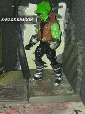 DC Universe CUSTOM SAVAGE DRAGON..  Mcfarlane scale