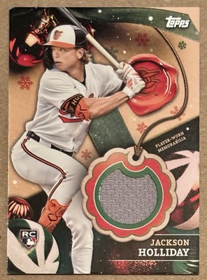 2024 Topps Holiday - Jackson Holliday (RC)  Relic Patch  ORIOLES  