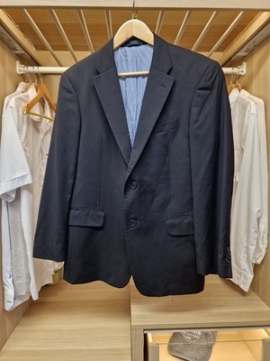 Tommy Hilfiger Herren Schwarz Wolle Blazer Smart Tailored Anzug Sakko Größe S40