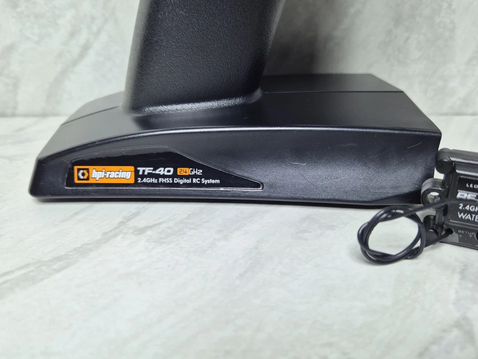 HPI TF-40 2.4GHz 3 Channel Transmitter & RF-40WP Receiver Set RC Car Boat Nitro - Image 4 of 4