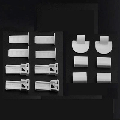 EUROHARRY GMBH MONTAGEMATERIAL Ersatz für Klemm Plissee Faltrollo Jalousie ohne Bohren Plisee