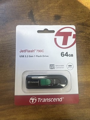 Transcend JetFlash 790C 64 GB USB tipo-C 3.2 Gen 1 (3.1 Gen TS64GJF790C