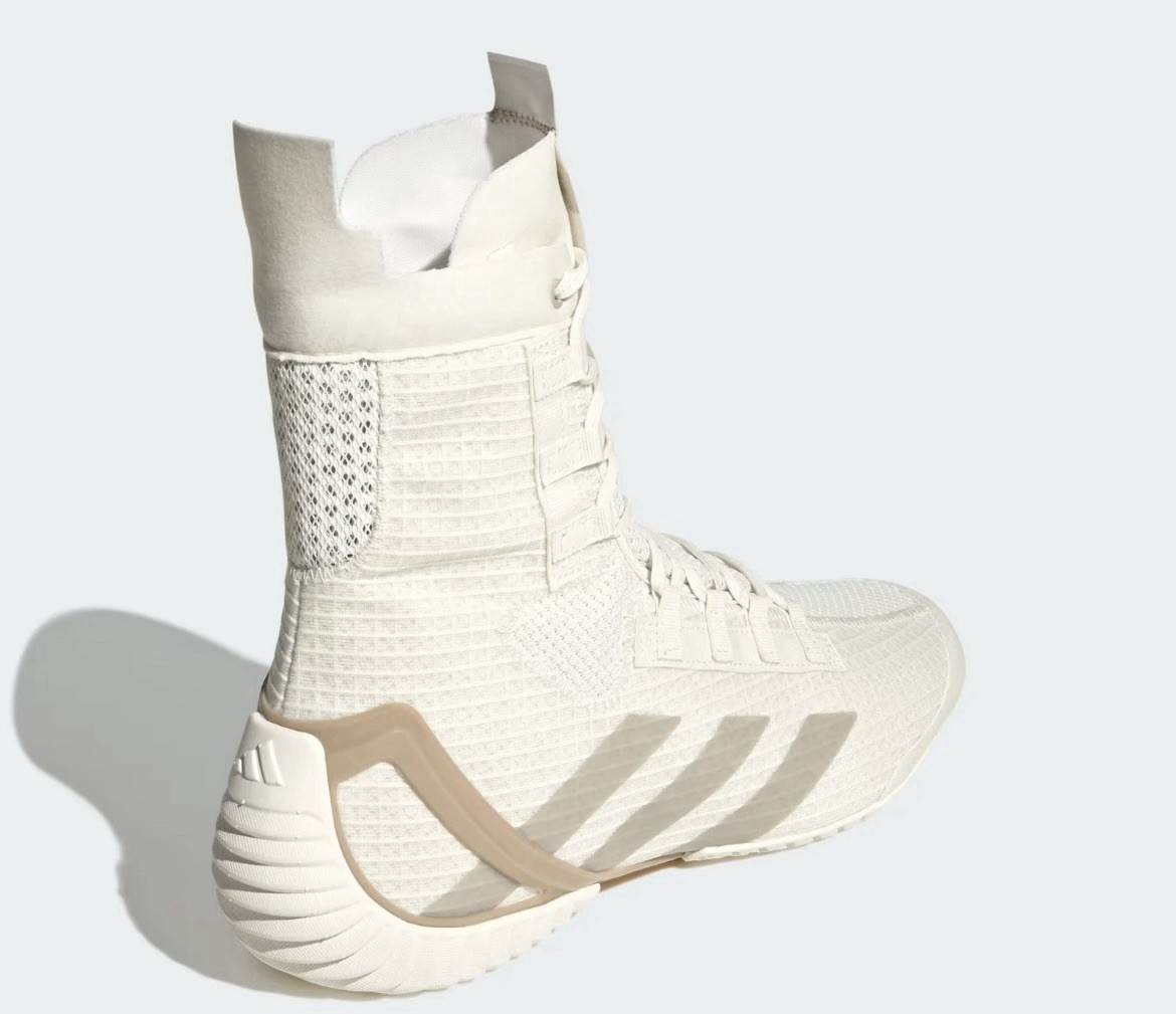 ポコ太 NEW Adidas Boxing Speedex 23 High Top Men's Shoes Off White