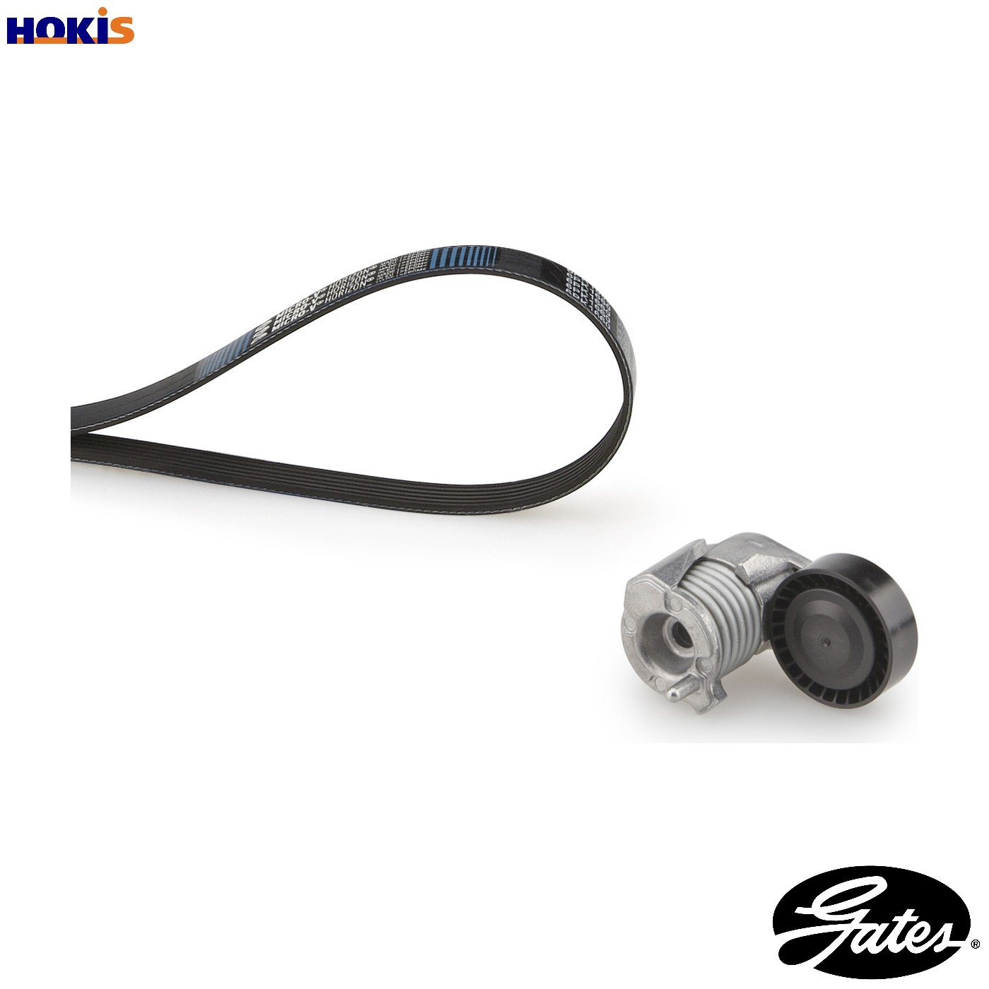 GATES-OE K025PK848 V-Ribbed Belt Set for FORD,VOLVO - Image 6