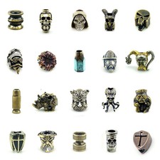 Knife Lanyards Skull Bead Brass Paracord Pendant Rope For Spyderco DIY Tool EDC