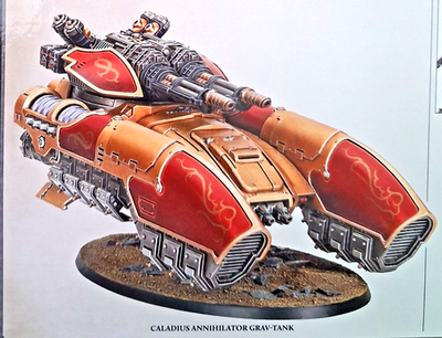 40k Caladius Annihilator tank from Legio Custodes Battle Group