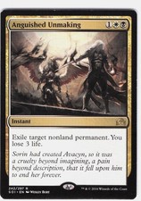 Anguished Unmaking #242 Shadows over Innistrad Regular Rare
