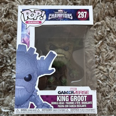 Funko Pop!  King Groot Wackelkopf Marvel Gamerverse Contest of Champions 297.