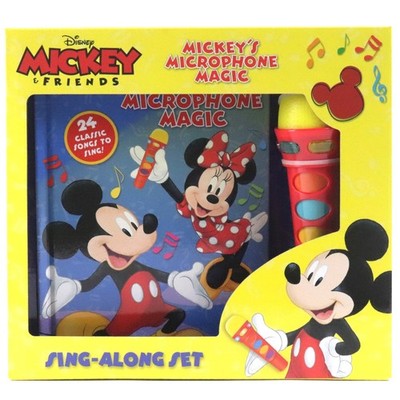 Disney Mickey & Friends: Mickey's Microphone Magic Sing-Along Sound Book Set...