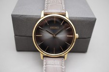 Seiko Selection SCXP144 7N01 Nano Universe Gold Feather Reissue Quartz Watch