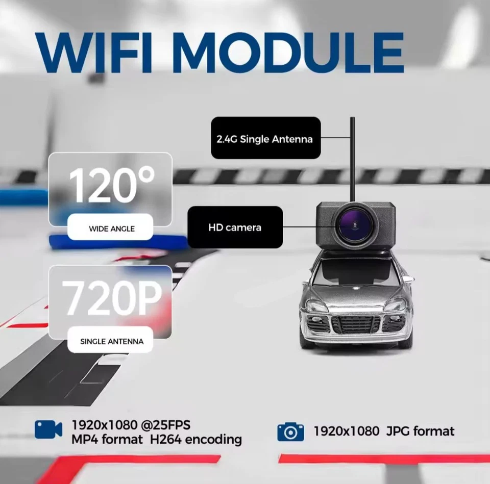 Wltoys 6401 1/64 FPV RC Car Mini Gyroscope First Look mini rc car with camera - Image 4 of 4