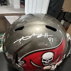 Antonio Brown #81 Signed Tampa Bay Buccaneers Replica NFL Helmet JSA
