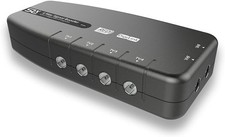 Amplificatore Signal Booster 4 Vie SLx TV 27820BMR 75 Ohm per HD, Freeview Grigio