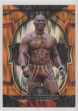 2023 Panini Select WWE Concourse Orange Flash Prizm Shelton Benjamin #60 02l5